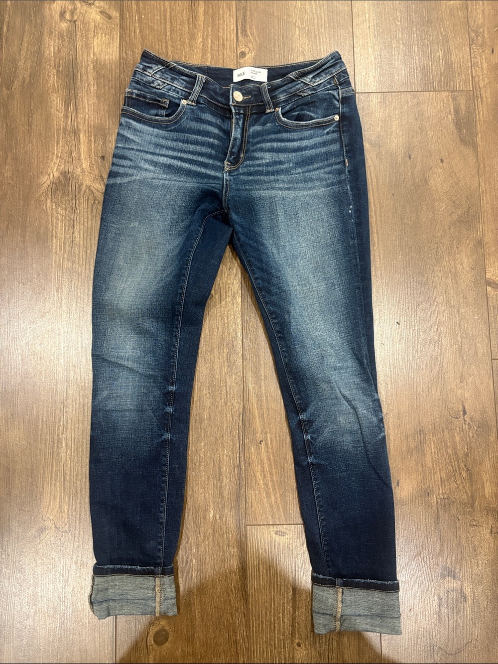 Dark Wash Women’s Jeans - Blue - BKE Stella